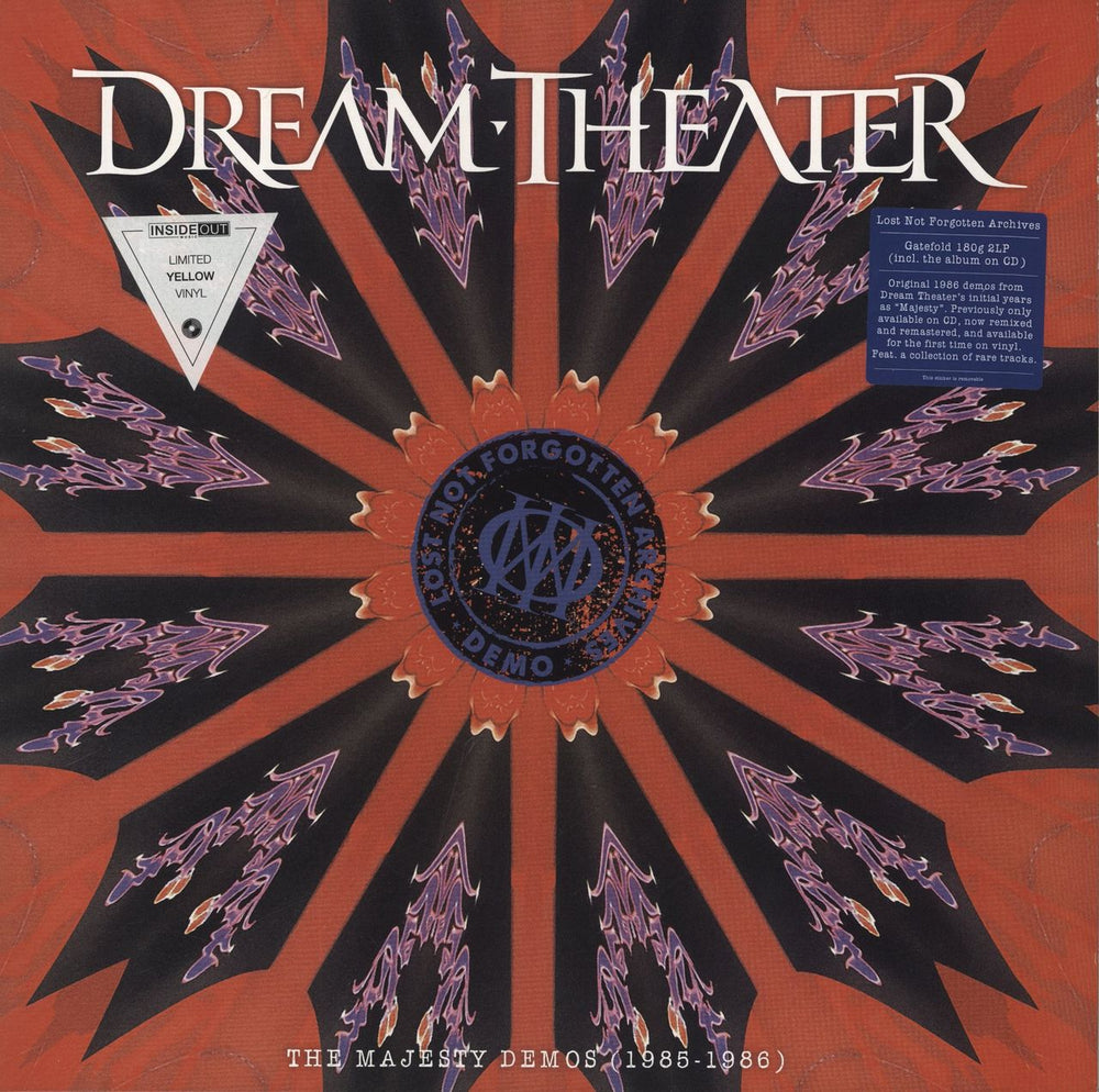 Dream Theater The Majesty Demos [1985-1986] - 180 Gram Yellow Vinyl + CD UK 2-LP vinyl record set (Double LP Album) IOMLP607