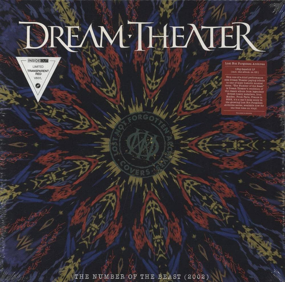 Dream Theater The Number Of The Beast (2002) - 180gm Red Vinyl + CD - Sealed UK vinyl LP album (LP record) IOM640