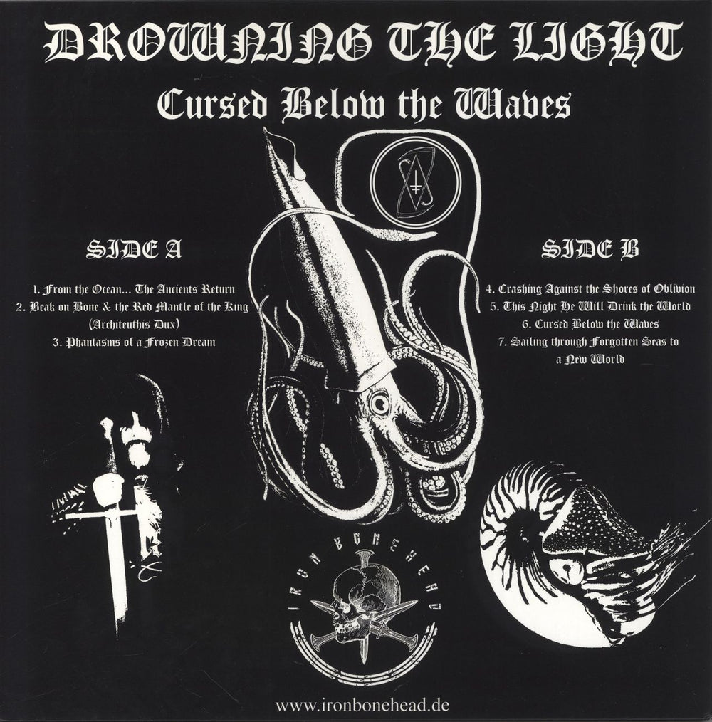 Drowning The Light Cursed Below The Waves German vinyl LP album (LP record)