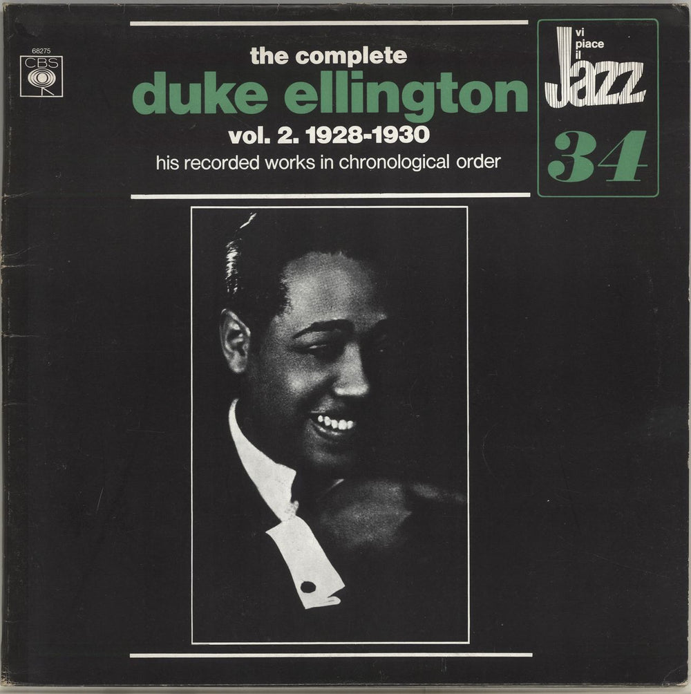 Duke Ellington The Complete Duke Ellington Vol.2 1928-1930 Italian 2-LP vinyl record set (Double LP Album) 68275