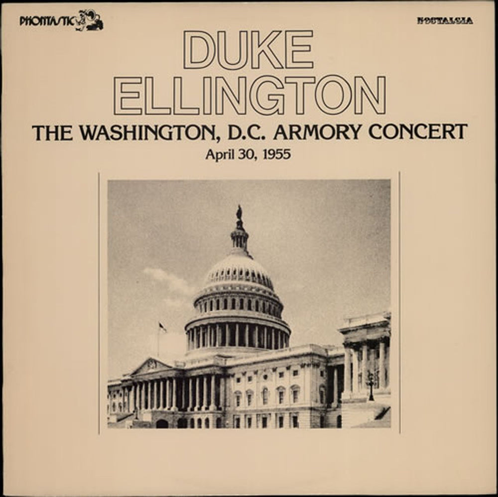 Duke Ellington The Washington, D.C. Armory Concert Swedish vinyl LP album (LP record) NOST7611