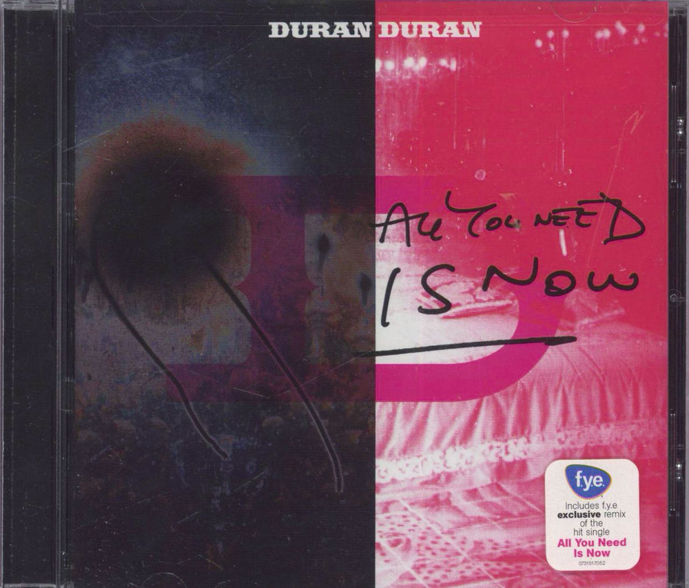 Duran Duran All You Need Is Now - Sealed US CD album (CDLP) 0731517052