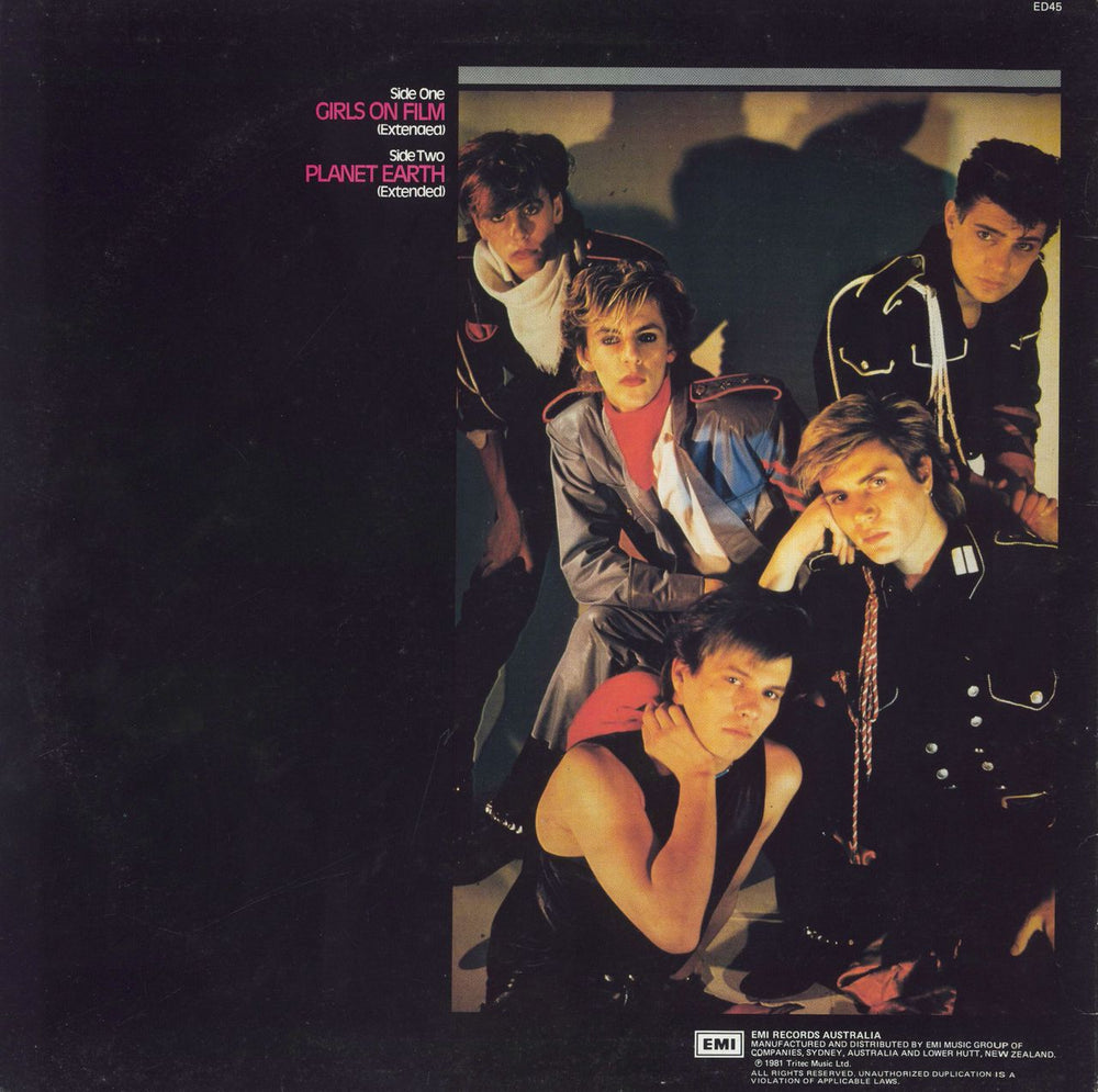 Duran Duran Night Versions Australian 12" vinyl single (12 inch record / Maxi-single)