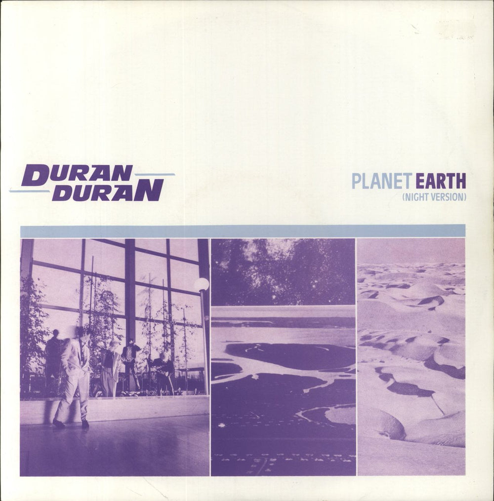 Duran Duran Planet Earth (Night Version) UK 12" vinyl single (12 inch record / Maxi-single) 12EMI5137