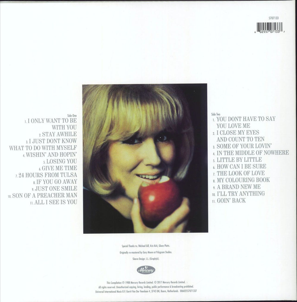 Dusty Springfield Dusty - The Silver Collection UK vinyl LP album (LP record) 602557071337