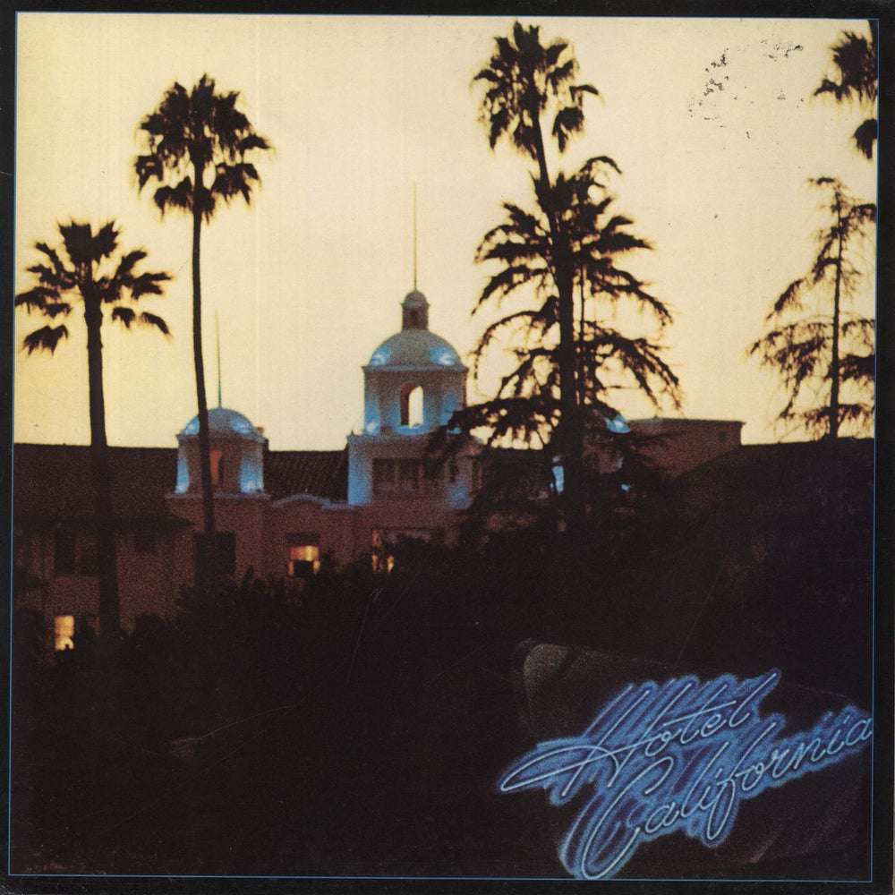 Eagles Hotel California + Poster - EX UK vinyl LP album (LP record) K53051