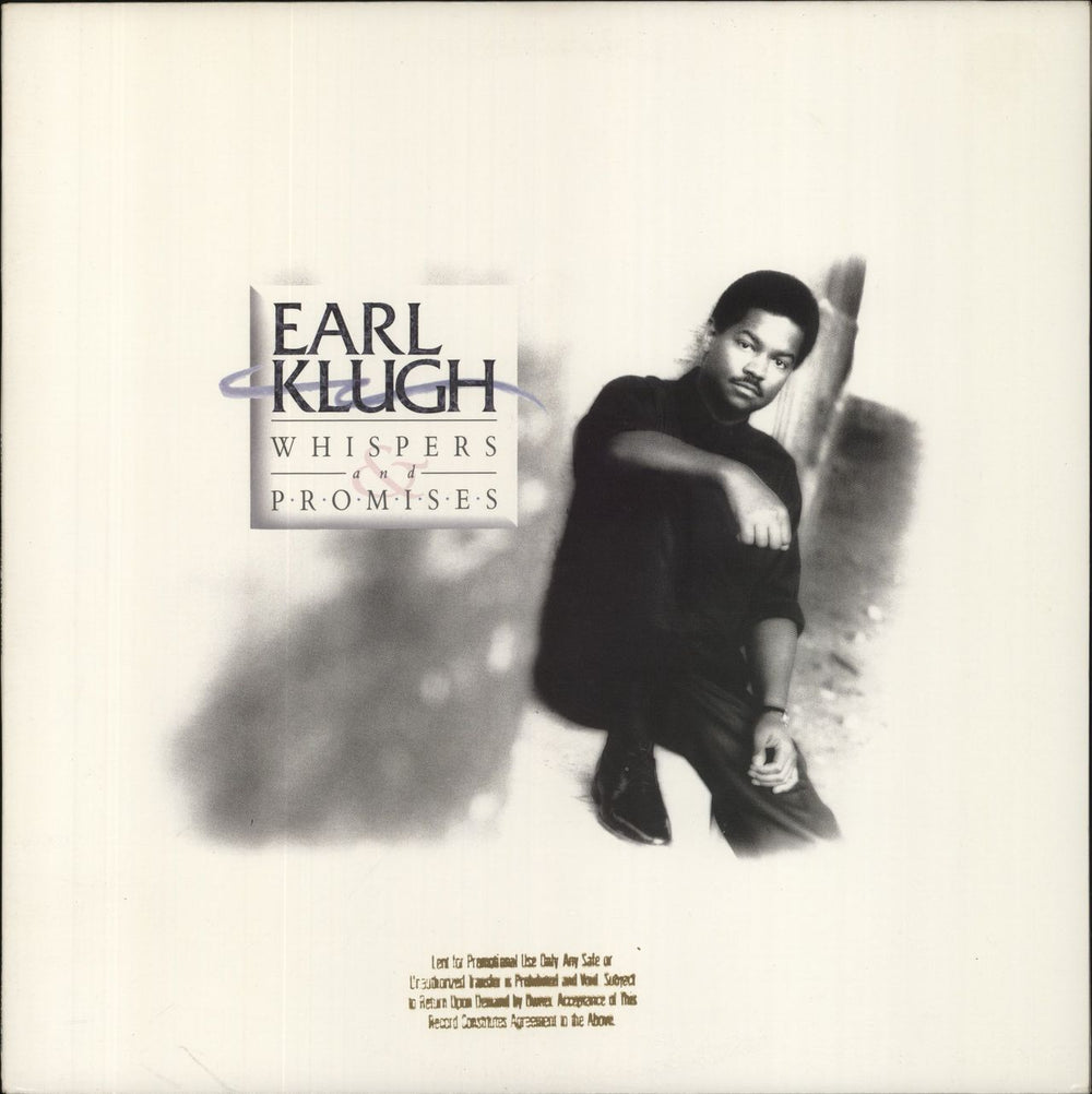 Earl Klugh Whispers And Promises - Gold promo stamped US vinyl LP album (LP record) 925902-1