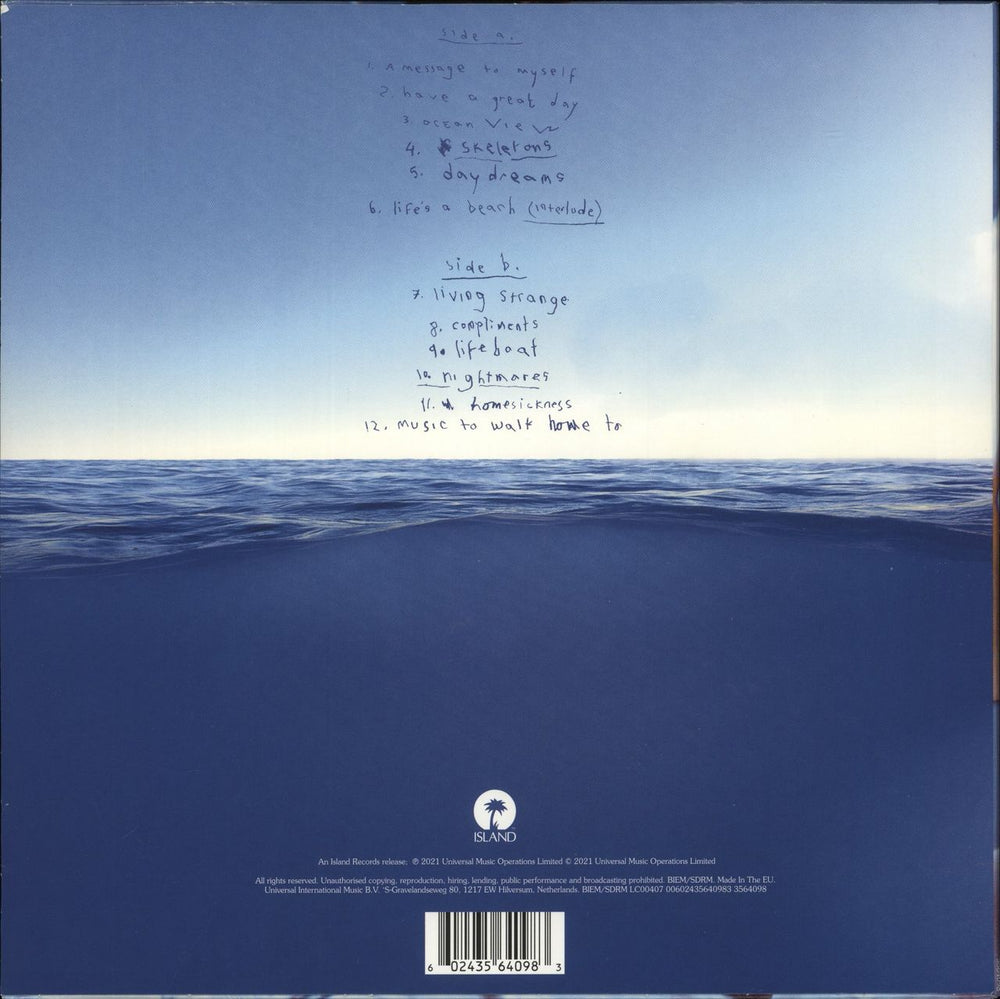 Easy Life Life's A Beach - Transparent Purple - Autographed UK vinyl LP album (LP record) 602435640983