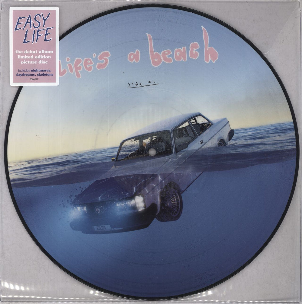 Easy Life Life's A Beach UK picture disc LP (vinyl picture disc album) 3564099