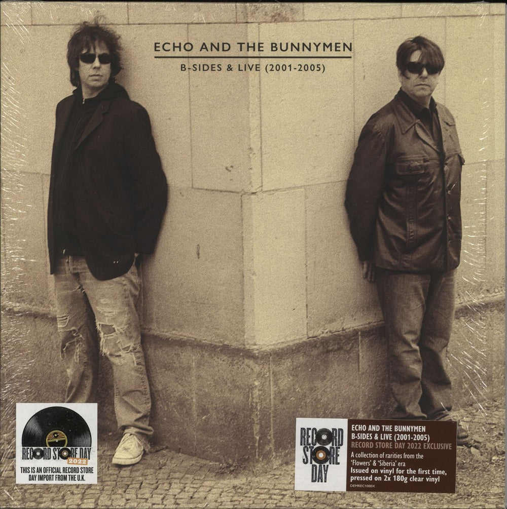 Echo & The Bunnymen B-Sides & Live 2001-2005 - Clear Vinyl - RSD 2022 UK 2-LP vinyl record set (Double LP Album) DEMREC1000