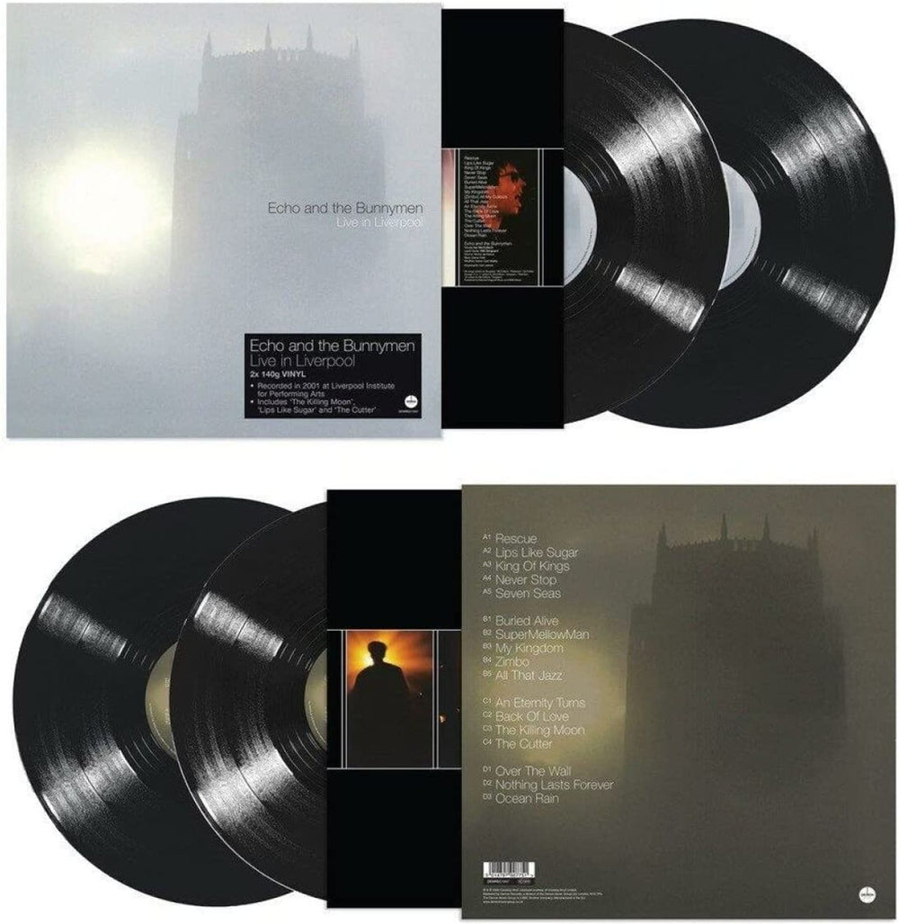 Echo & The Bunnymen Live In Liverpool - 140 Gram Black Vinyl - Sealed UK 2-LP vinyl record set (Double LP Album) ECH2LLI803202