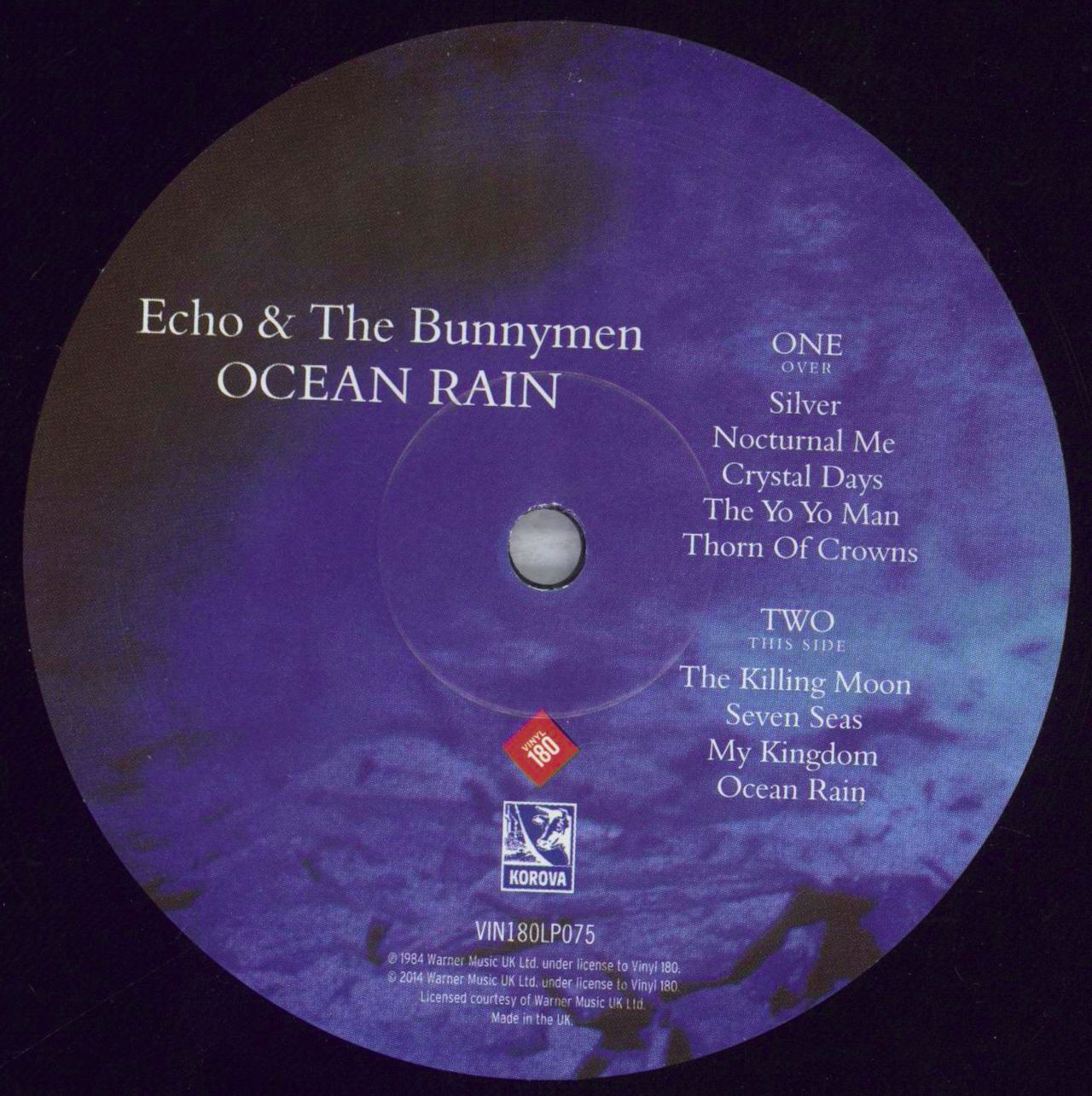 Echo & The Bunnymen Ocean Rain UK Vinyl LP