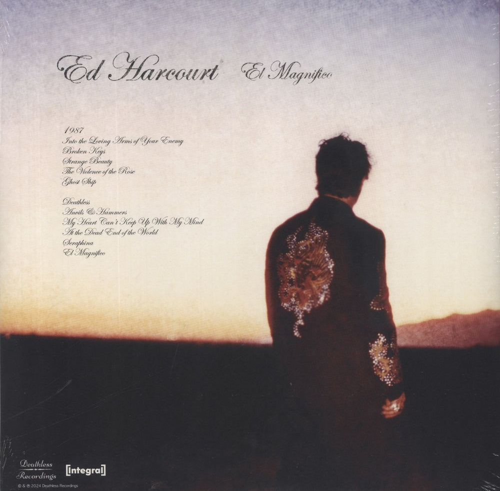 Ed Harcourt El Magnifico: Dinked Edition - Gold Vinyl + Signed Poster + Numbered - Sealed UK vinyl LP album (LP record) 5051083200158