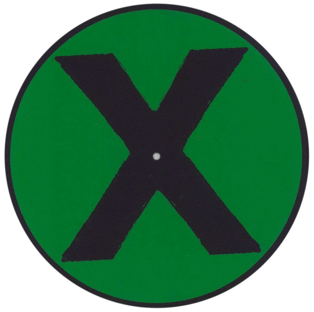 Ed Sheeran X - Green Vinyl + Slipmat UK 2-LP vinyl record set (Double LP Album)