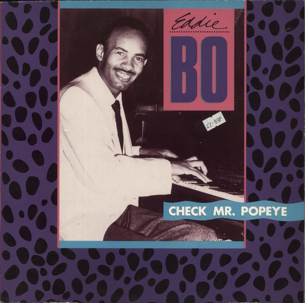 Eddie Bo Check Mr. Popeye UK vinyl LP album (LP record) ED259