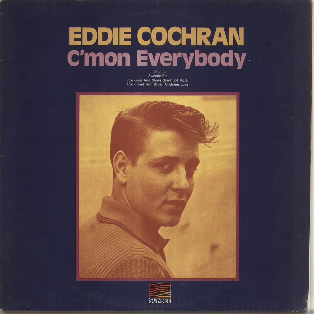 Eddie Cochran C'mon Everybody - Laminated Sleeve UK vinyl LP album (LP record) SLS50155