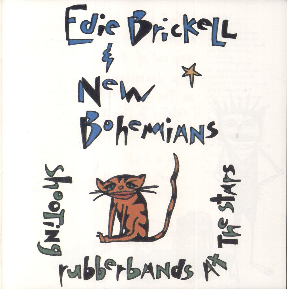 Edie Brickell Shooting Rubberbands At The Stars UK vinyl LP album (LP record)