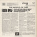 Edith Piaf The World Of Piaf UK vinyl LP album (LP record)