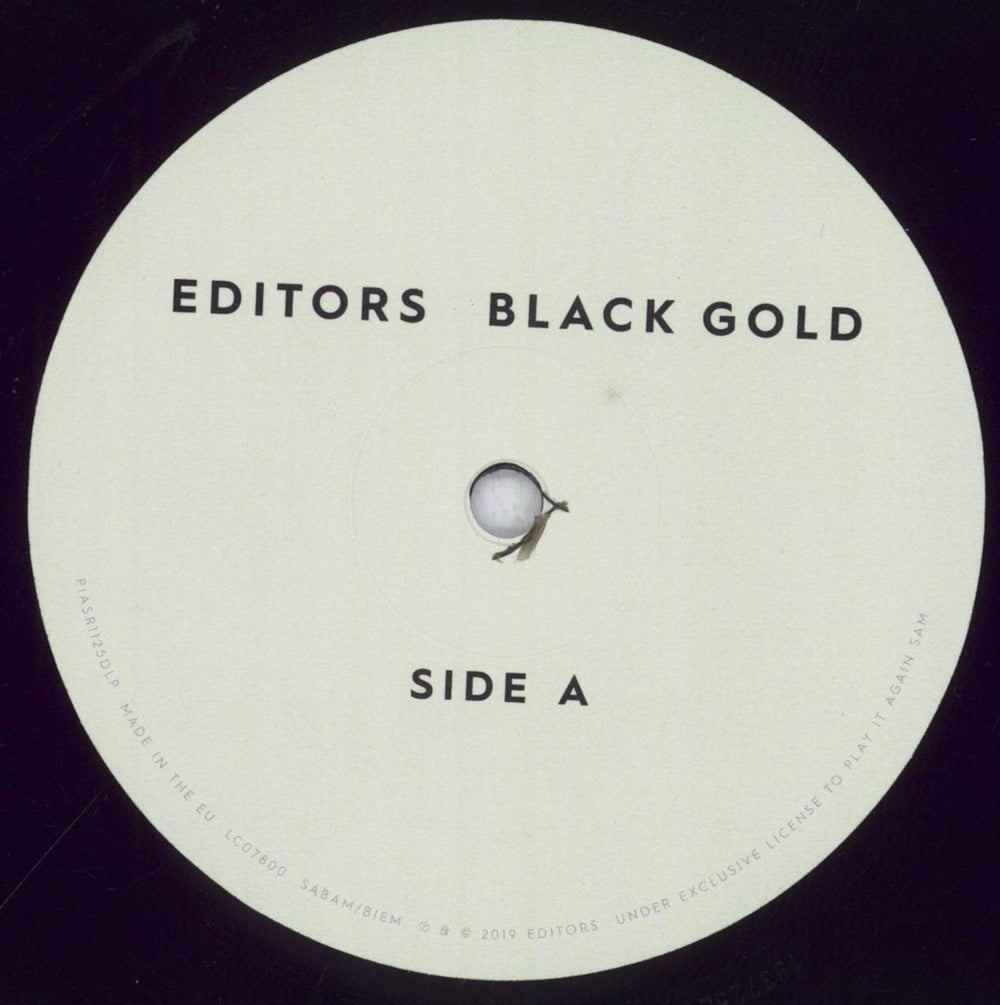 Editors Black Gold UK 2-LP vinyl record set (Double LP Album) EB72LBL838661