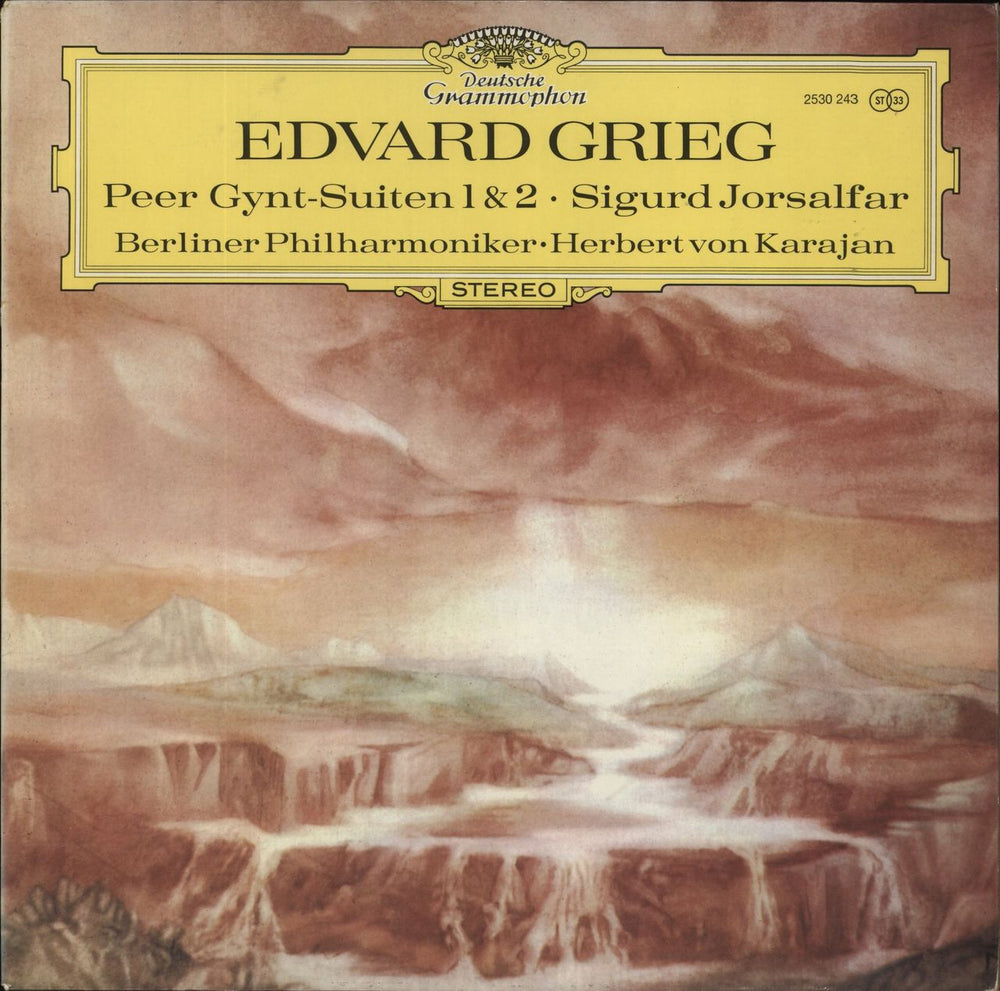 Edvard Grieg Peer Gynt - Suites 1 & 2 German vinyl LP album (LP record) 2530243