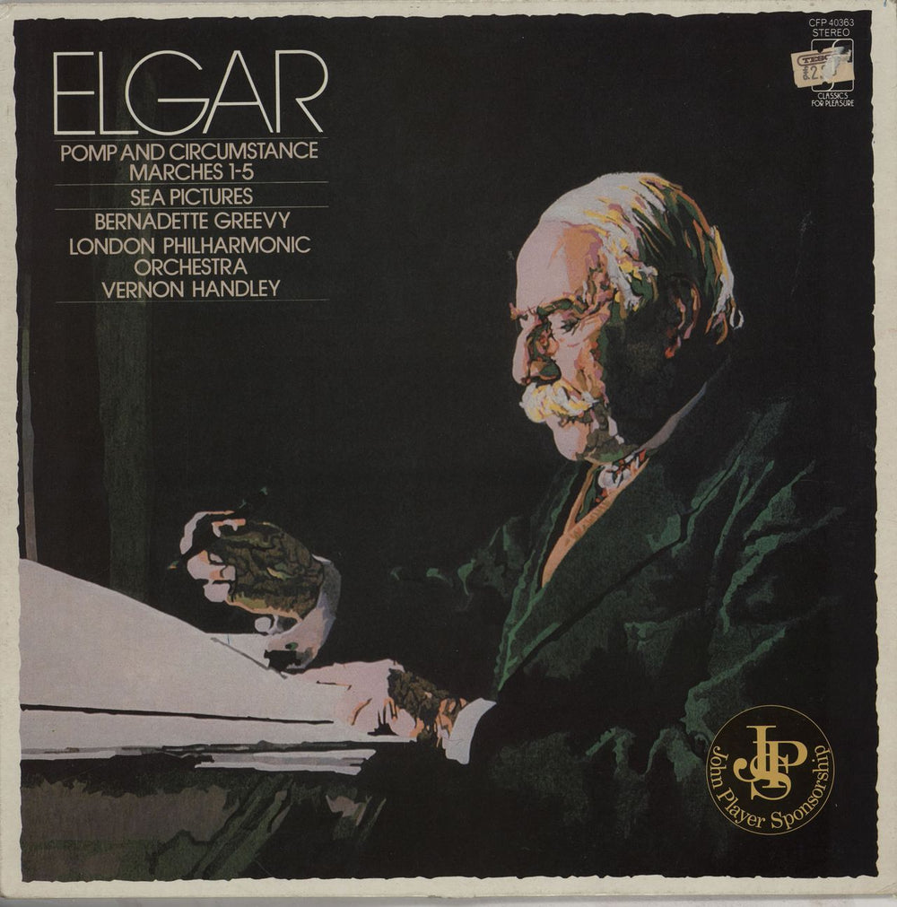 Edward Elgar Pomp And Circumstance Marches 1 - 5 / Sea Pictures UK vinyl LP album (LP record) CFP40363