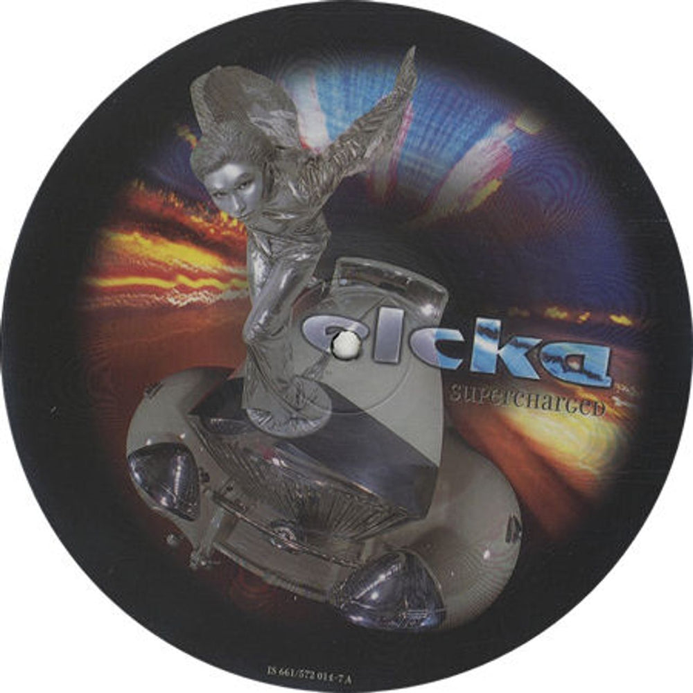 Elcka Supercharged UK 7" vinyl picture disc (7 inch picture disc single) IS661