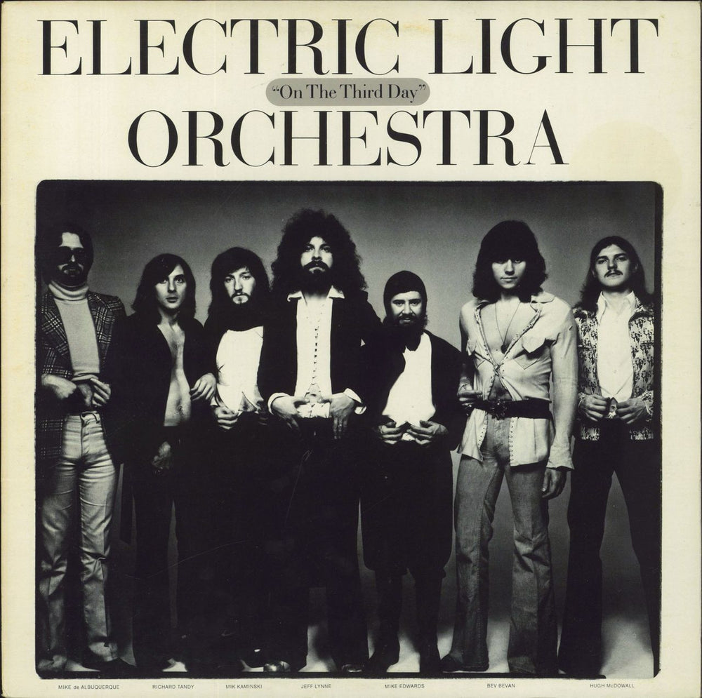 Electric Light Orchestra On The Third Day - Clear Vinyl UK vinyl LP album (LP record) JETLP202