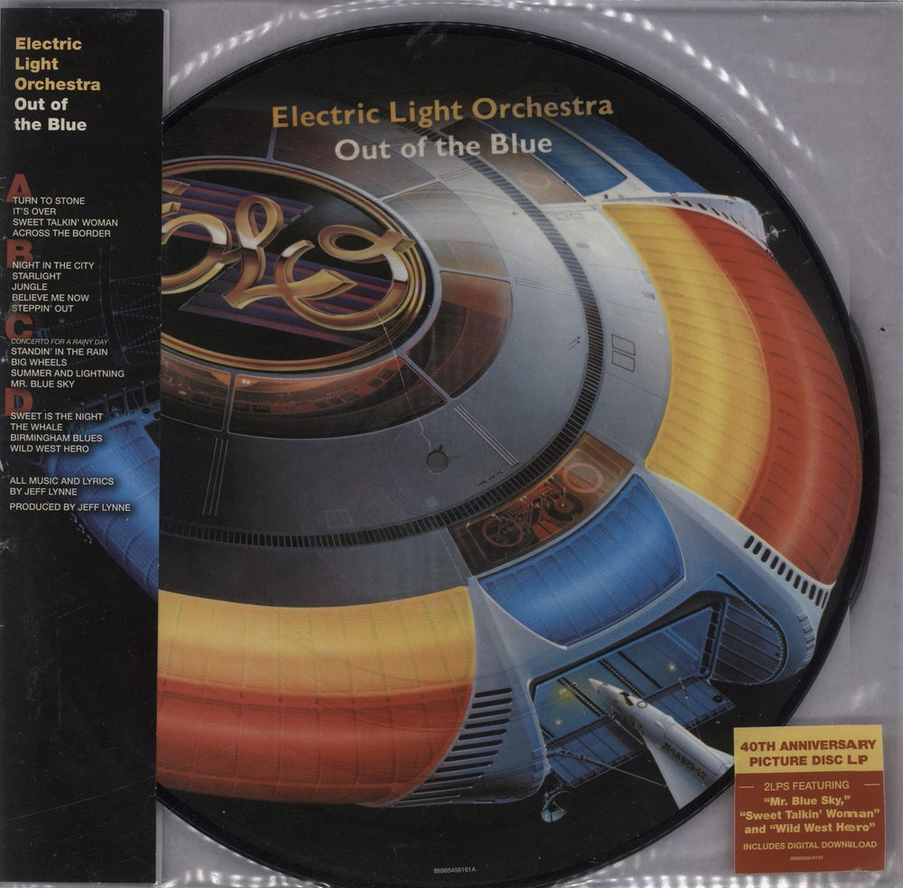 Electric Light Orchestra Out Of The Blue - 40th Anniversary - EX UK picture disc LP (vinyl picture disc album) 88985456161