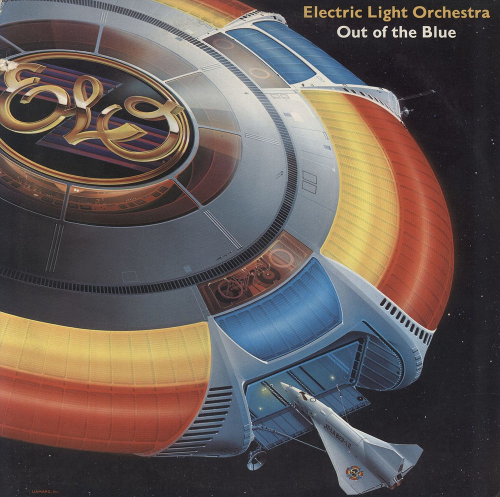 Electric Light Orchestra Out Of The Blue + Poster & Cut - Outs US 2-LP vinyl record set (Double LP Album) JTLA-823-L2