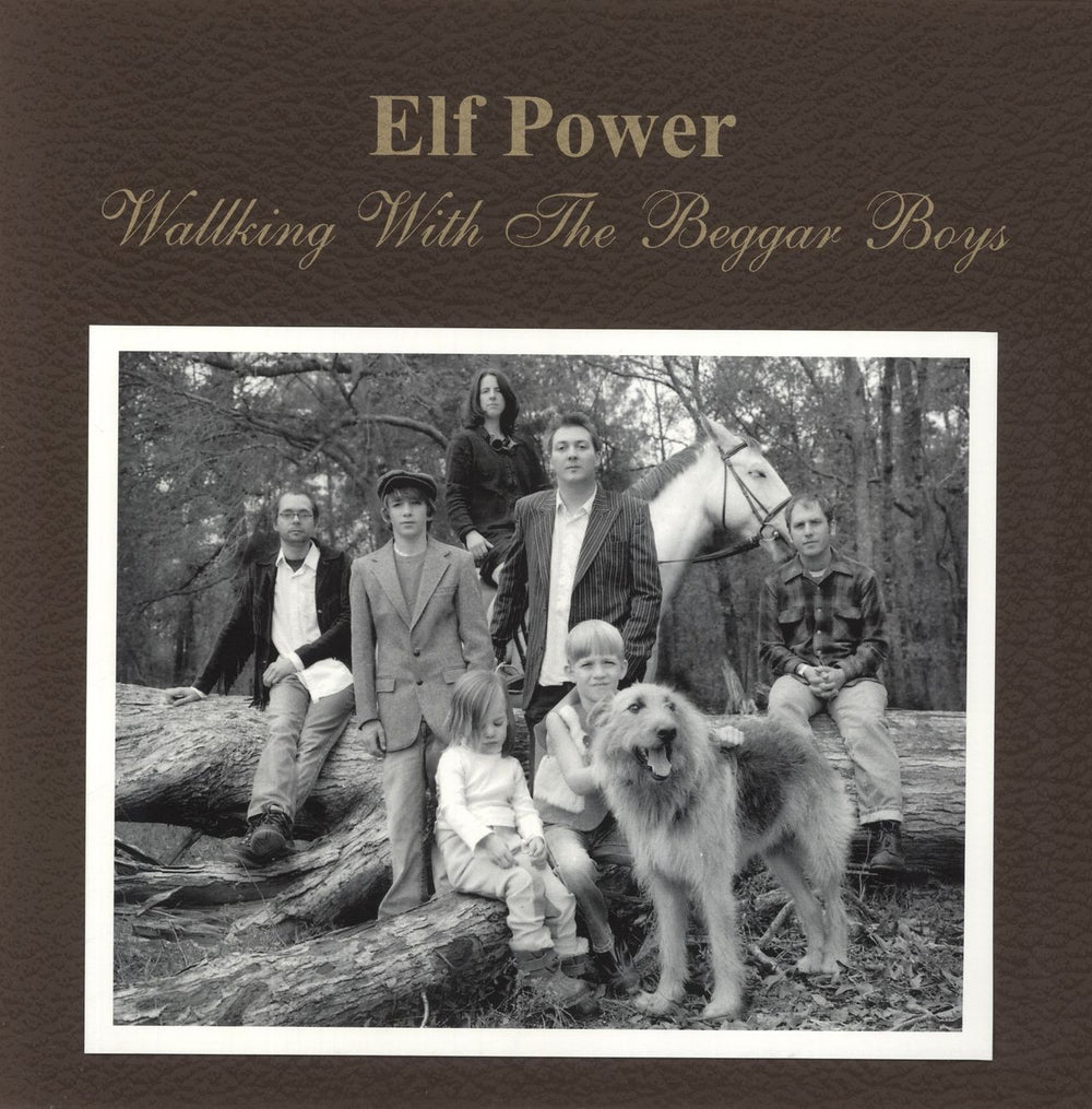 Elf Power Walking With The Beggar Boys + CD US vinyl LP album (LP record) LUNA74