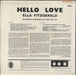 Ella Fitzgerald Hello Love UK vinyl LP album (LP record)