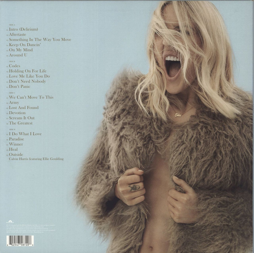 Ellie Goulding Delirium - 180gm UK 2-LP vinyl record set (Double LP Album) ENP2LDE739521