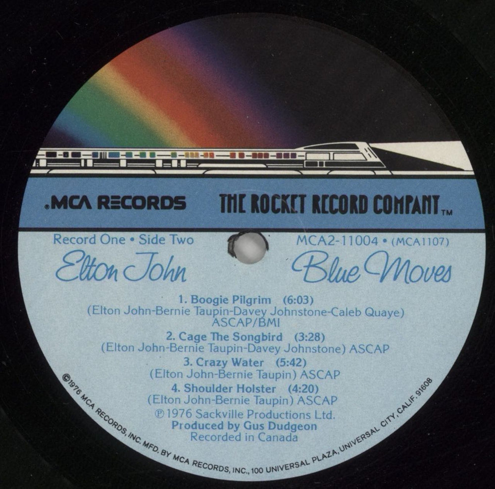 Elton John Blue Moves US 2-LP vinyl record set (Double LP Album) JOH2LBL497358