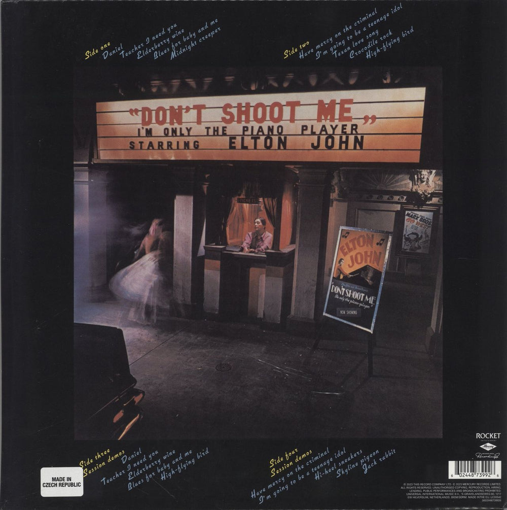 Elton John Don't Shoot Me, I'm Only The Piano Player - Red Marble Vinyl - RSD 2023 - Sealed UK 2-LP vinyl record set (Double LP Album) 602448739926