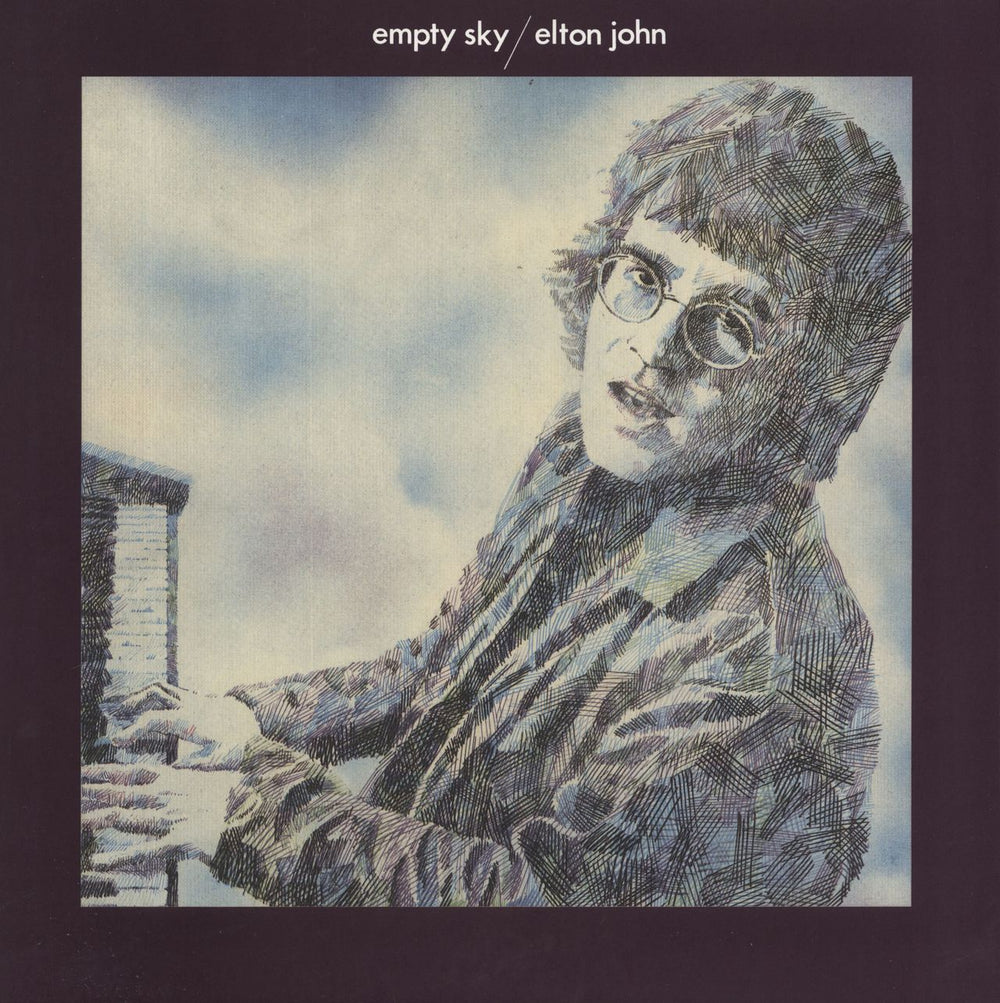 Elton John Empty Sky - 180gram UK vinyl LP album (LP record) 5738305