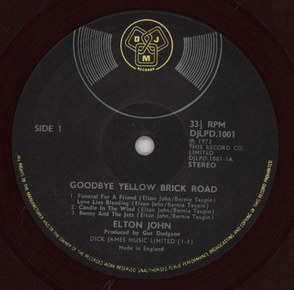 Elton John Goodbye Yellow Brick Road - 1st - Brown/purple UK 2-LP vinyl record set (Double LP Album) JOH2LGO835104