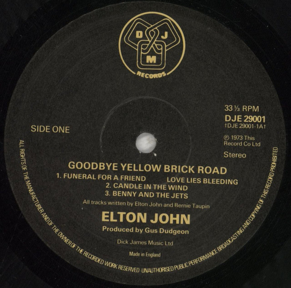 Elton John Goodbye Yellow Brick Road - 1st - EX UK 2-LP vinyl record set (Double LP Album) JOH2LGO673680