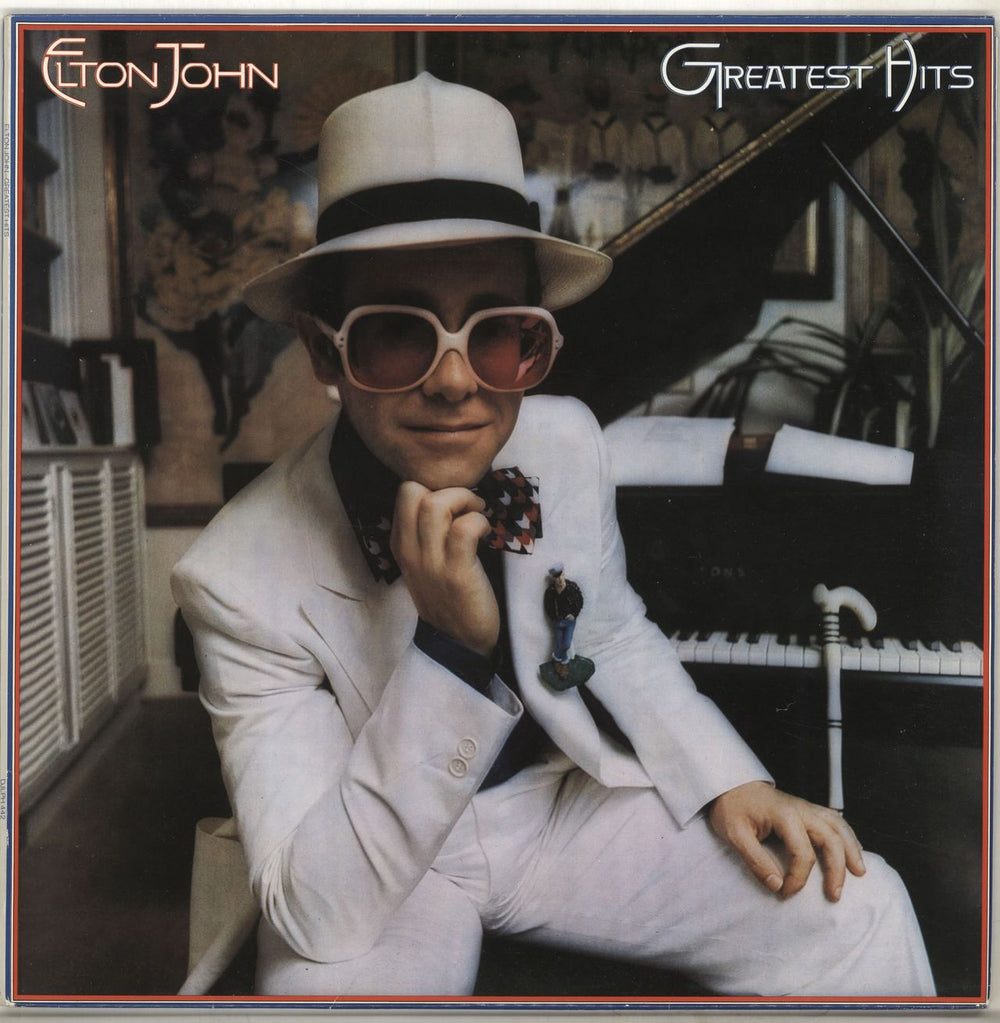 Elton John Greatest Hits - Translucent Vinyl UK vinyl LP album (LP record) DJLPH442