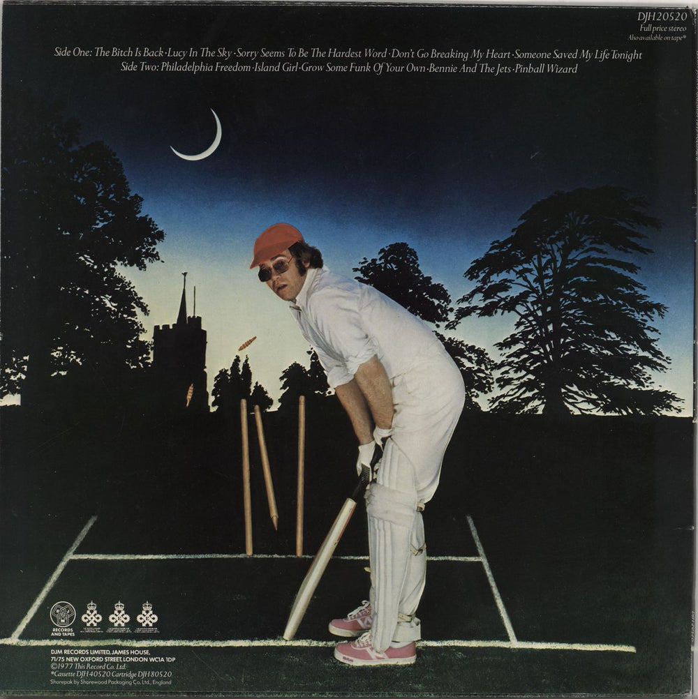 Elton John Greatest Hits Volume II UK vinyl LP album (LP record)