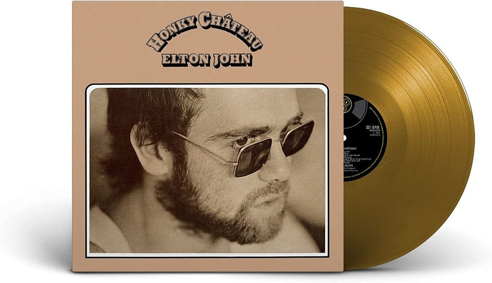 Elton John Honky Chateau: 50th Anniversary - Gold Vinyl - Sealed UK vinyl LP album (LP record) 4596220