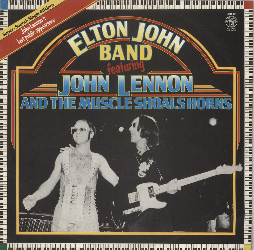 Elton John I Saw Her Standing There - EX German 12" vinyl single (12 inch record / Maxi-single) 0934.006