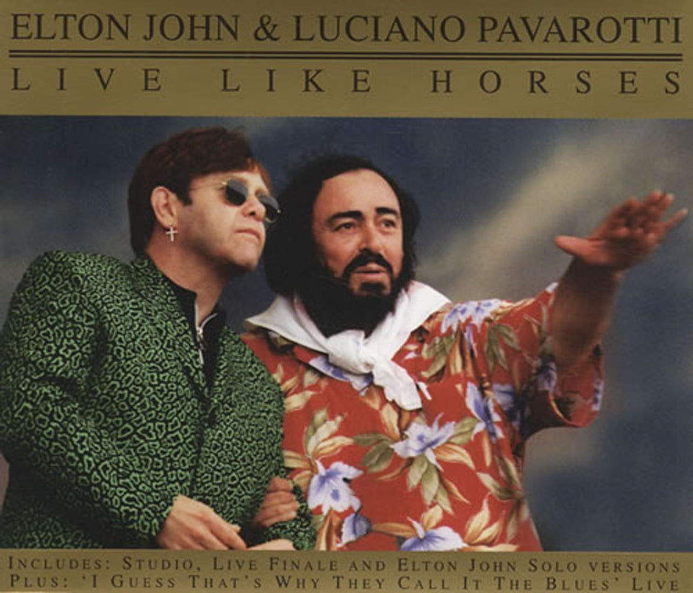 Elton John Live Like Horses UK 2-CD single set (Double CD single) LHDD/CD1