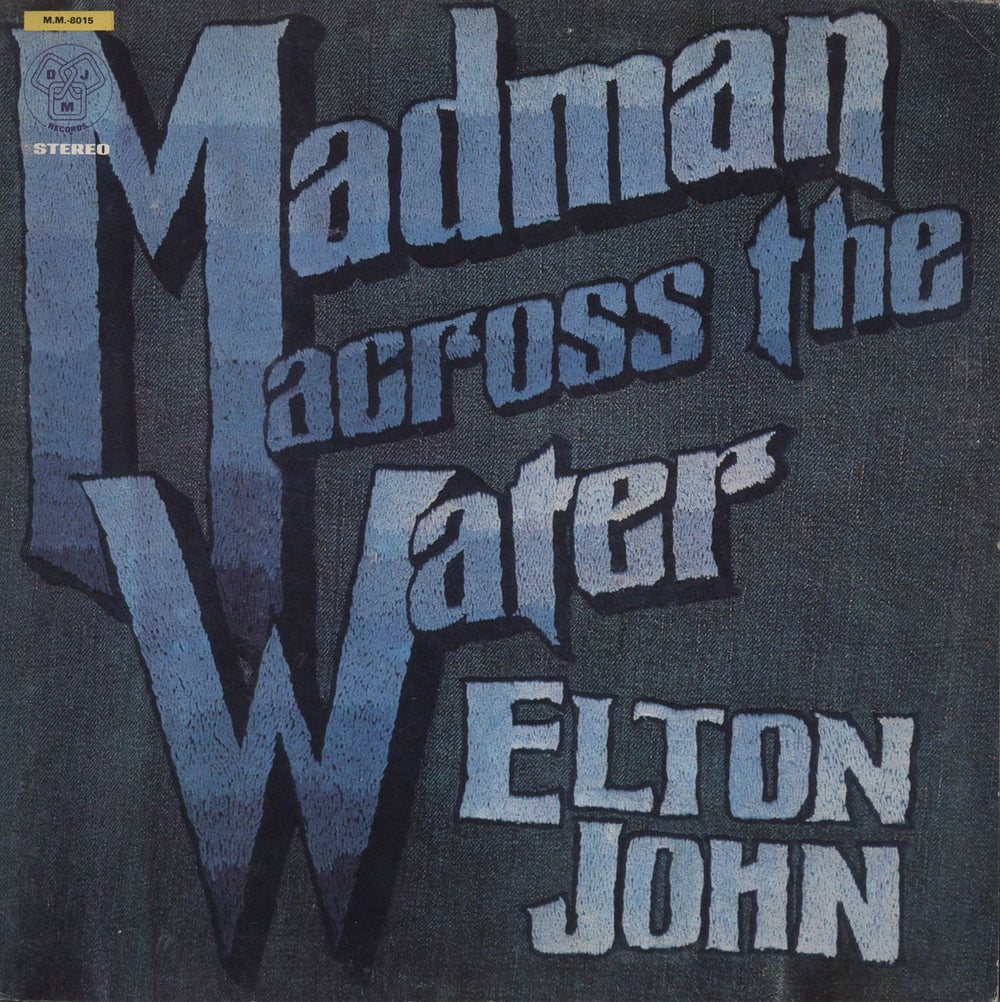 Elton John Madman Across The Water Portugese vinyl LP album (LP record) M.M.-8015