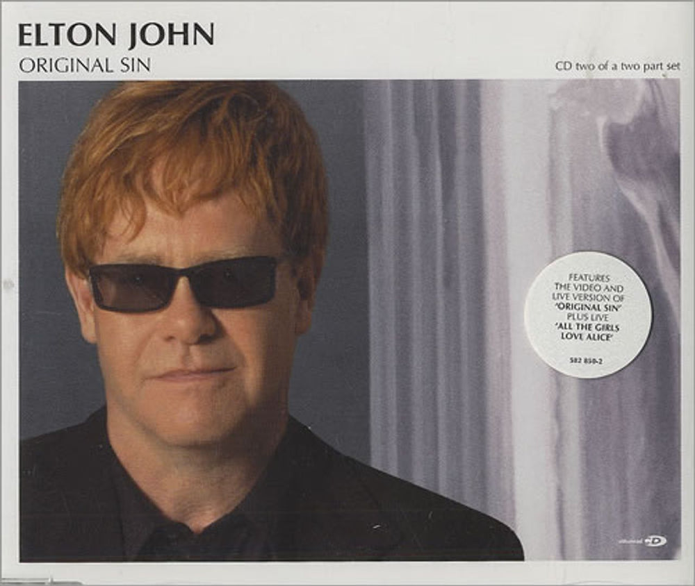 Elton John Original Sin - Part 2 UK CD single (CD5 / 5") 582850-2