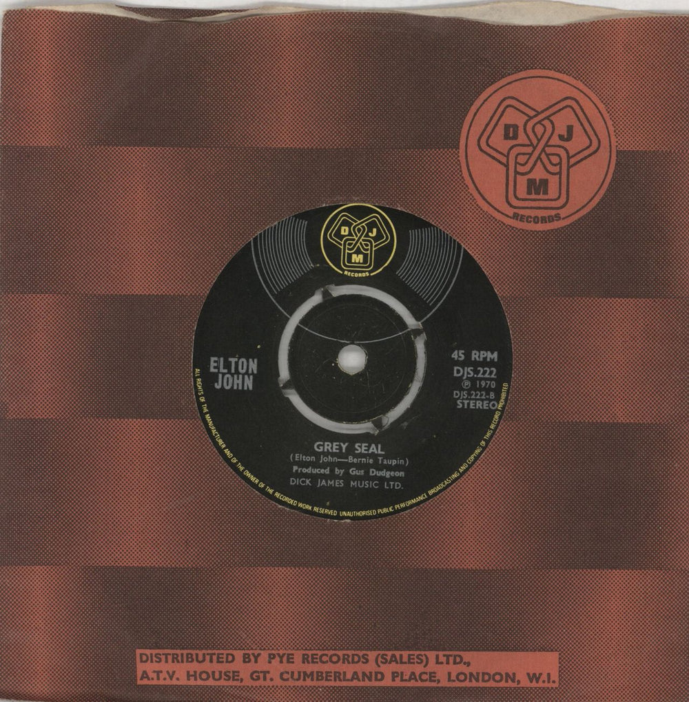 Elton John Rock And Roll Madonna UK 7" vinyl single (7 inch record / 45)