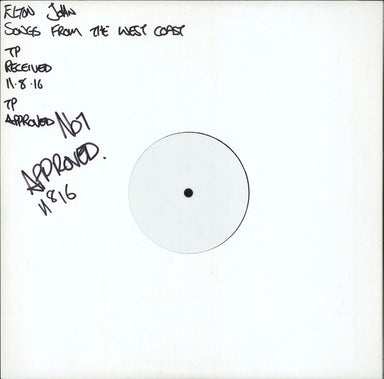 Elton John Songs From The West Coast - 180gm Test Pressing UK 2-LP vinyl record set (Double LP Album) 5708762