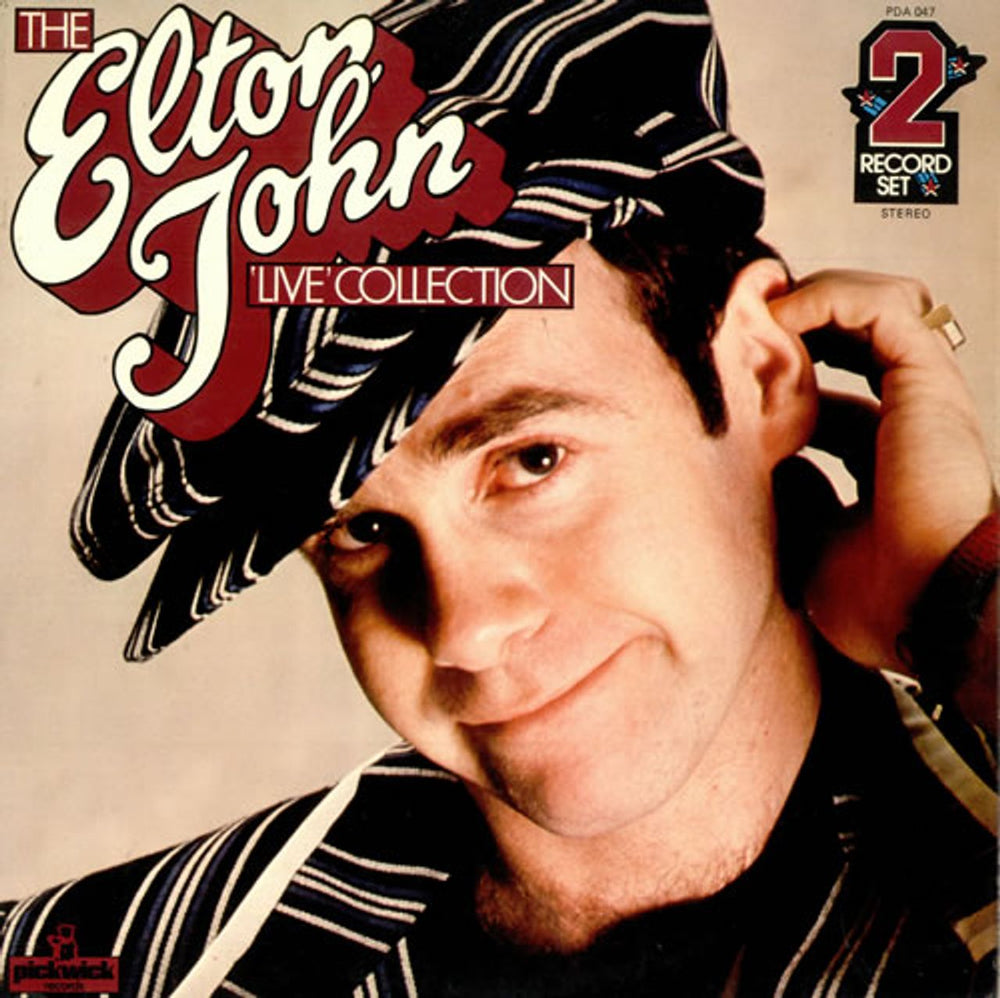 Elton John The Elton John Live Collection UK 2-LP vinyl record set (Double LP Album) PDA047