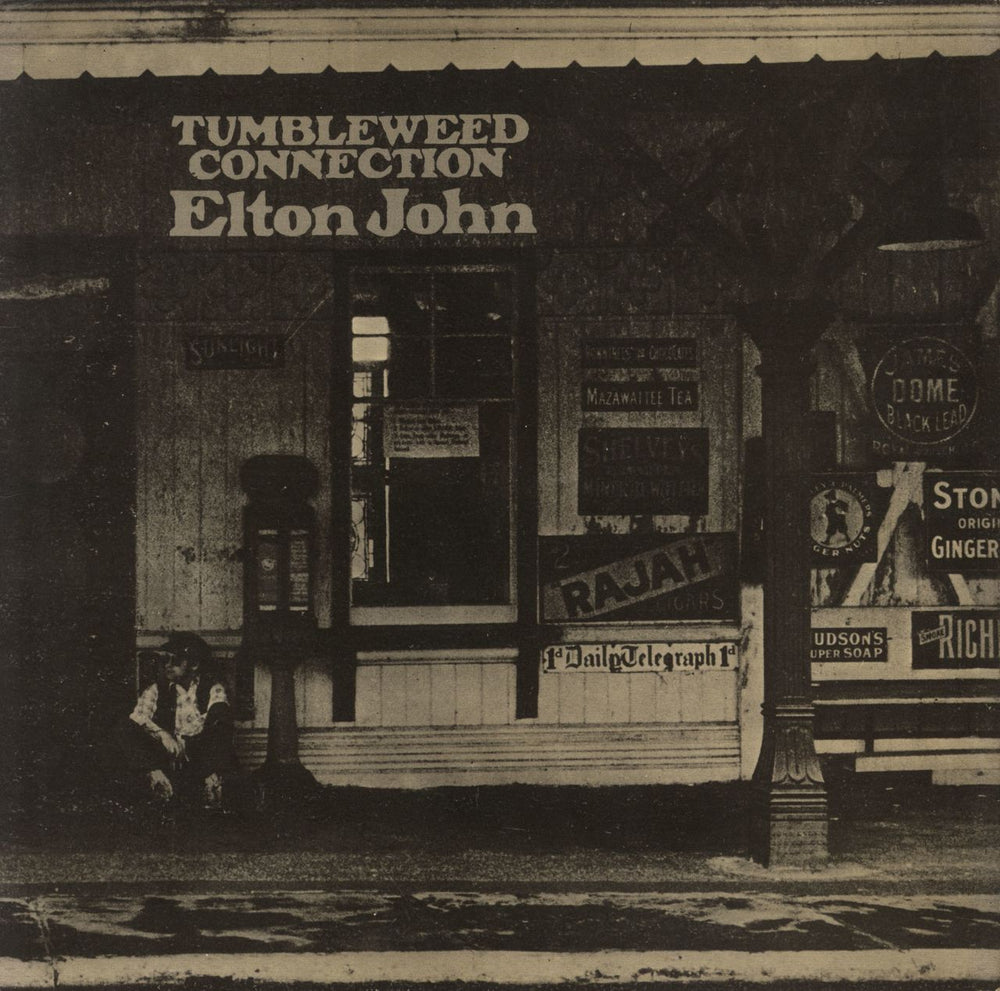 Elton John Tumbleweed Connection - Brown UK vinyl LP album (LP record) DJLPS410