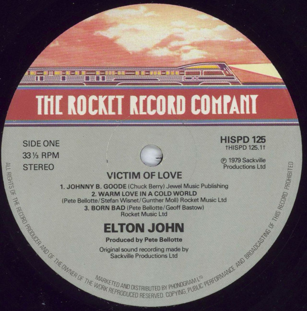 Elton John Victim Of Love - Shrink UK vinyl LP album (LP record) JOHLPVI827990