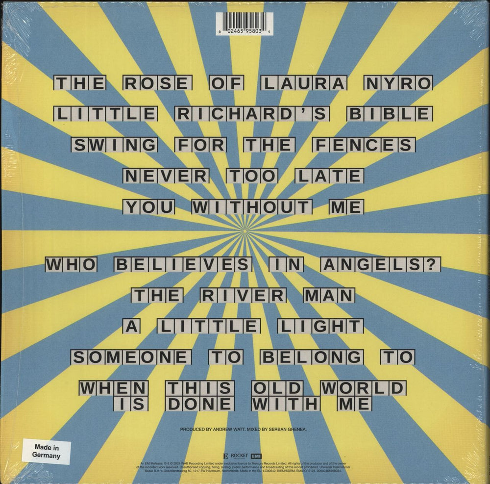 Elton John Who Believes In Angels? - Pink Spiral Vinyl Indie Exclusive Edition - Shrink UK vinyl LP album (LP record) 602465958034